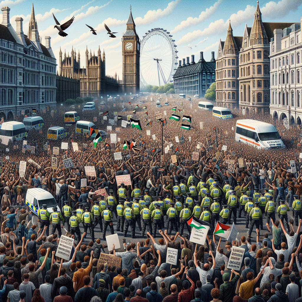 Mass Arrests at London Rally: In Support of Palestine Action